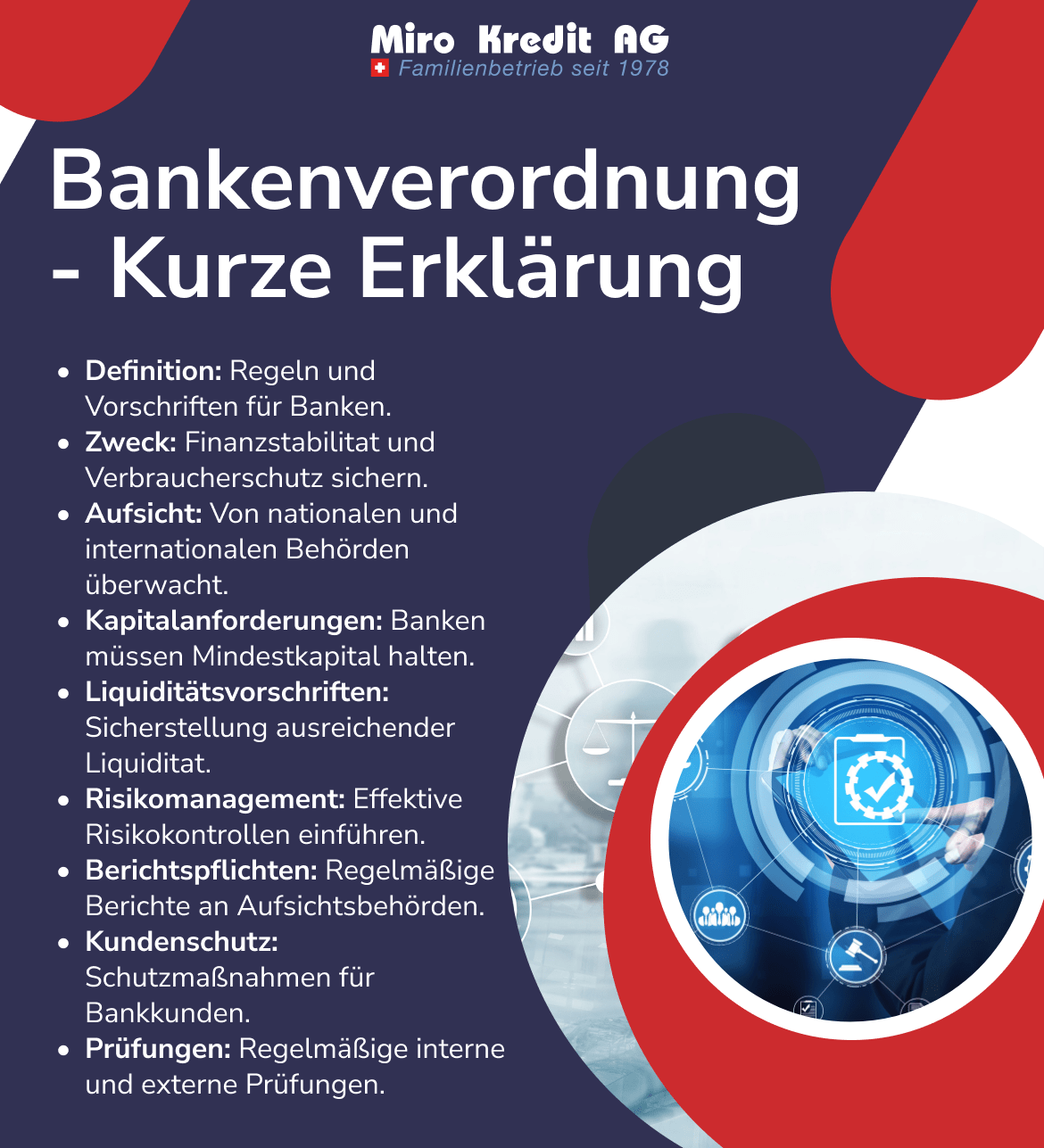 Bankenverordnung - Kurze Erklärung